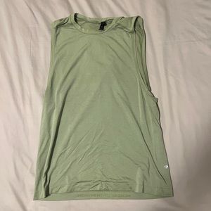 Lululemon Metal Vent Tech Sleeveless Tee/Tank- Green - Size L